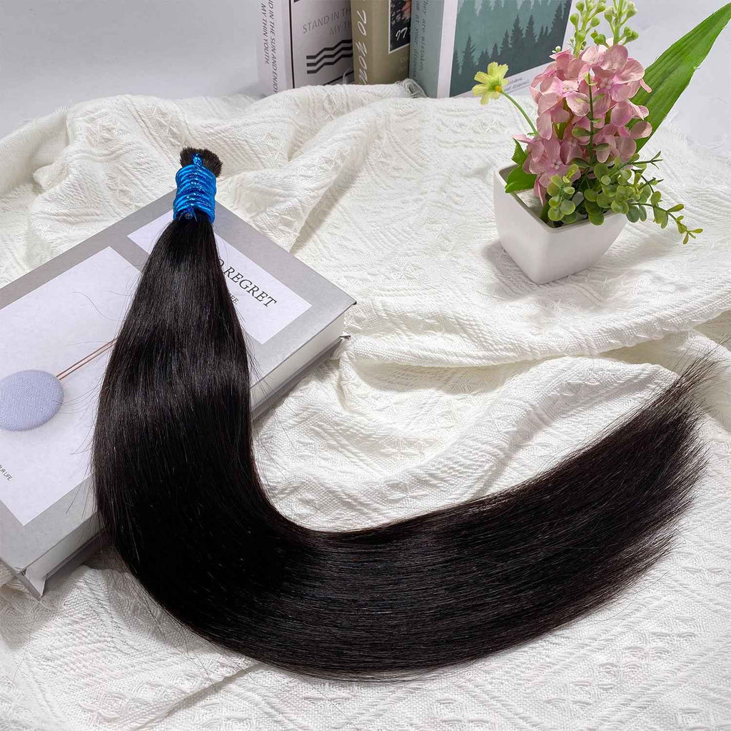 OCEAN Cabelo Humano Indiano Preto 100% Natural -1 Feixe
