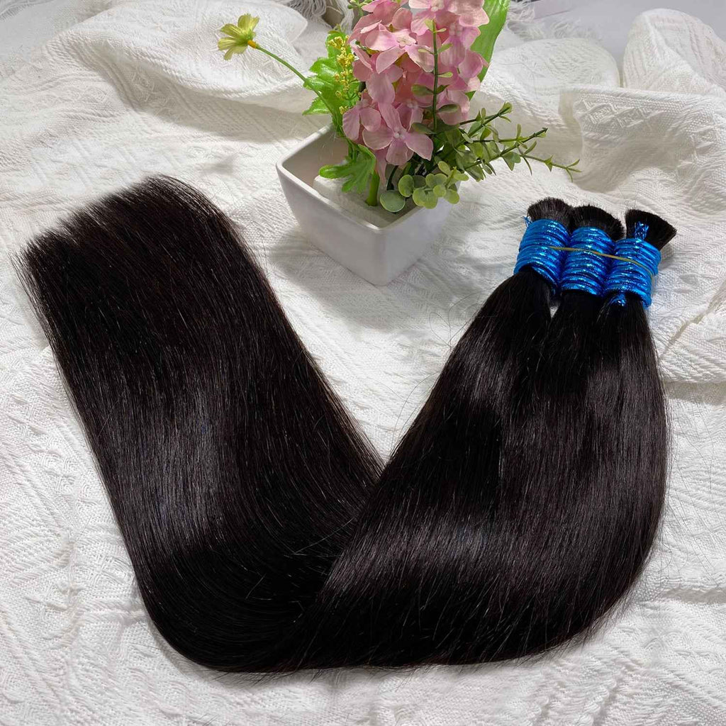 OCEAN Cabelo Humano Indiano Preto 100% Natural -1 Feixe