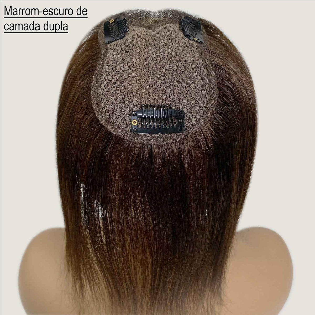 OCEAN Topper de Cabelo 100% Humano Para Mulheres-1 Feixe