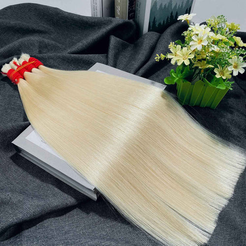 Cabelo Humano Natural,Extensões de Cabelo Liso OCEAN Golden-1 Feixe