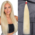 Cabelo Humano Natural,Extensões de Cabelo Liso OCEAN Golden-1 Feixe