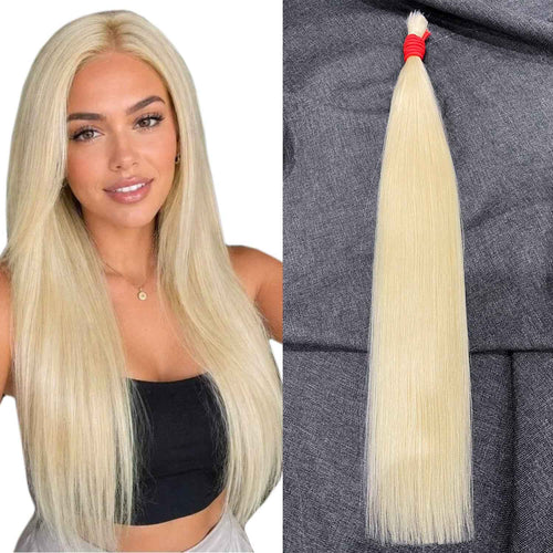 Cabelo Humano Natural,Extensões de Cabelo Liso OCEAN Golden-1 Feixe
