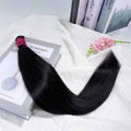 Cabelo Humano Indiano Bruto em Agranel Virgem Liso Cor Natural