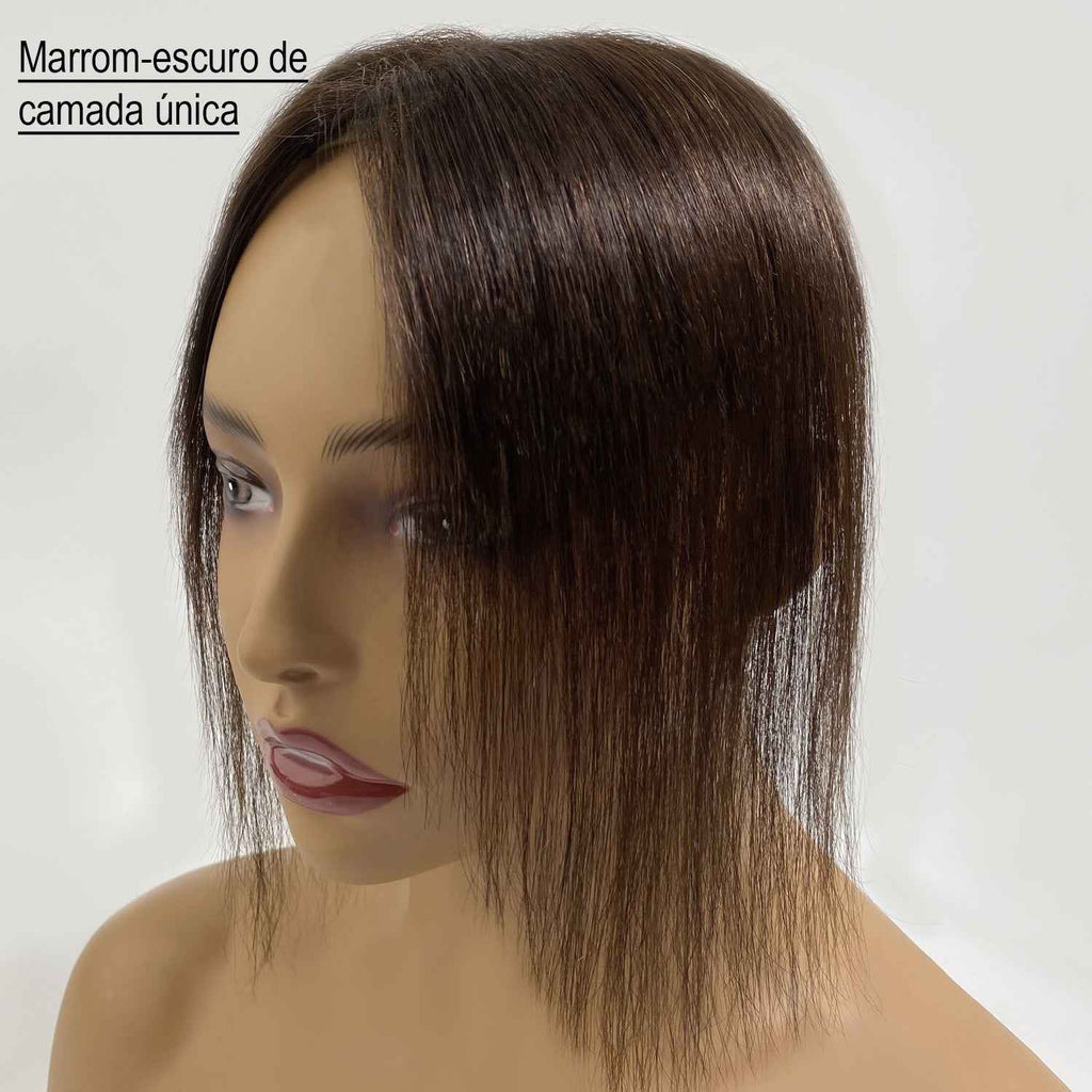OCEAN Topper de Cabelo 100% Humano Para Mulheres-1 Feixe
