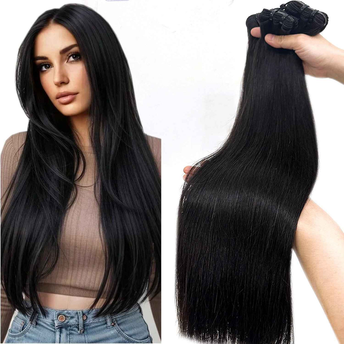 OCEAN Irama de Cabelo Humano Indiano Iiso-1 Feixe