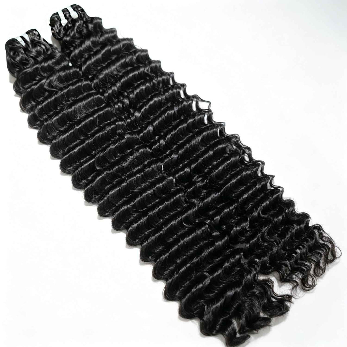OCEAN Mechas de Cabelo Ondulado Profundo, 100% Cabelo Humano Premium-1 Feixe