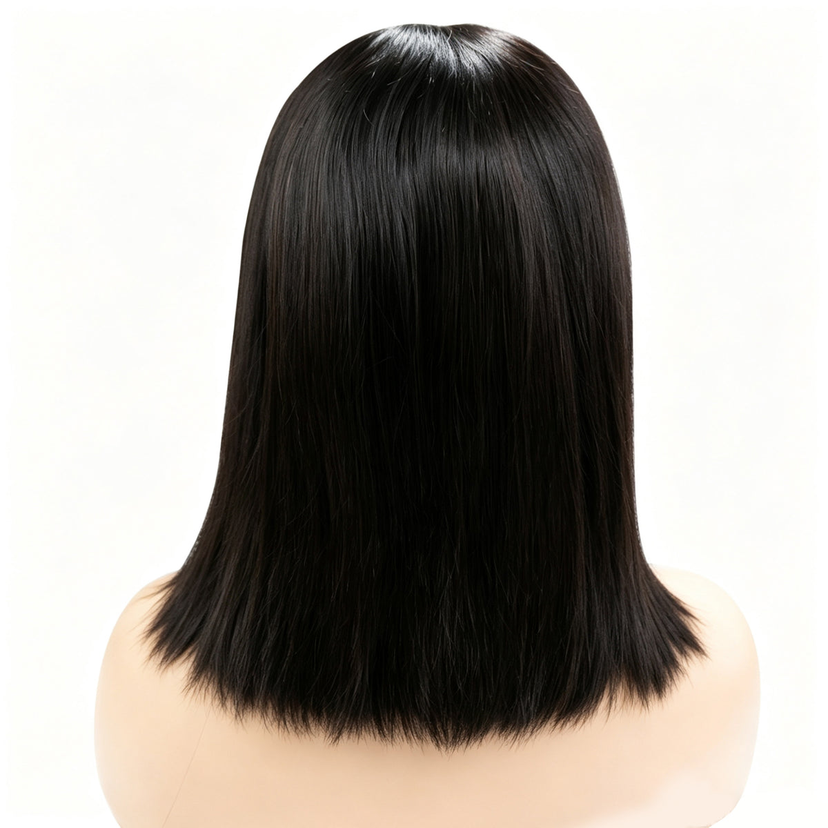 Nova Peruca Estilo Short Bob Lace Front 13x4 Densidade de 200% Cabelo Humano Liso
