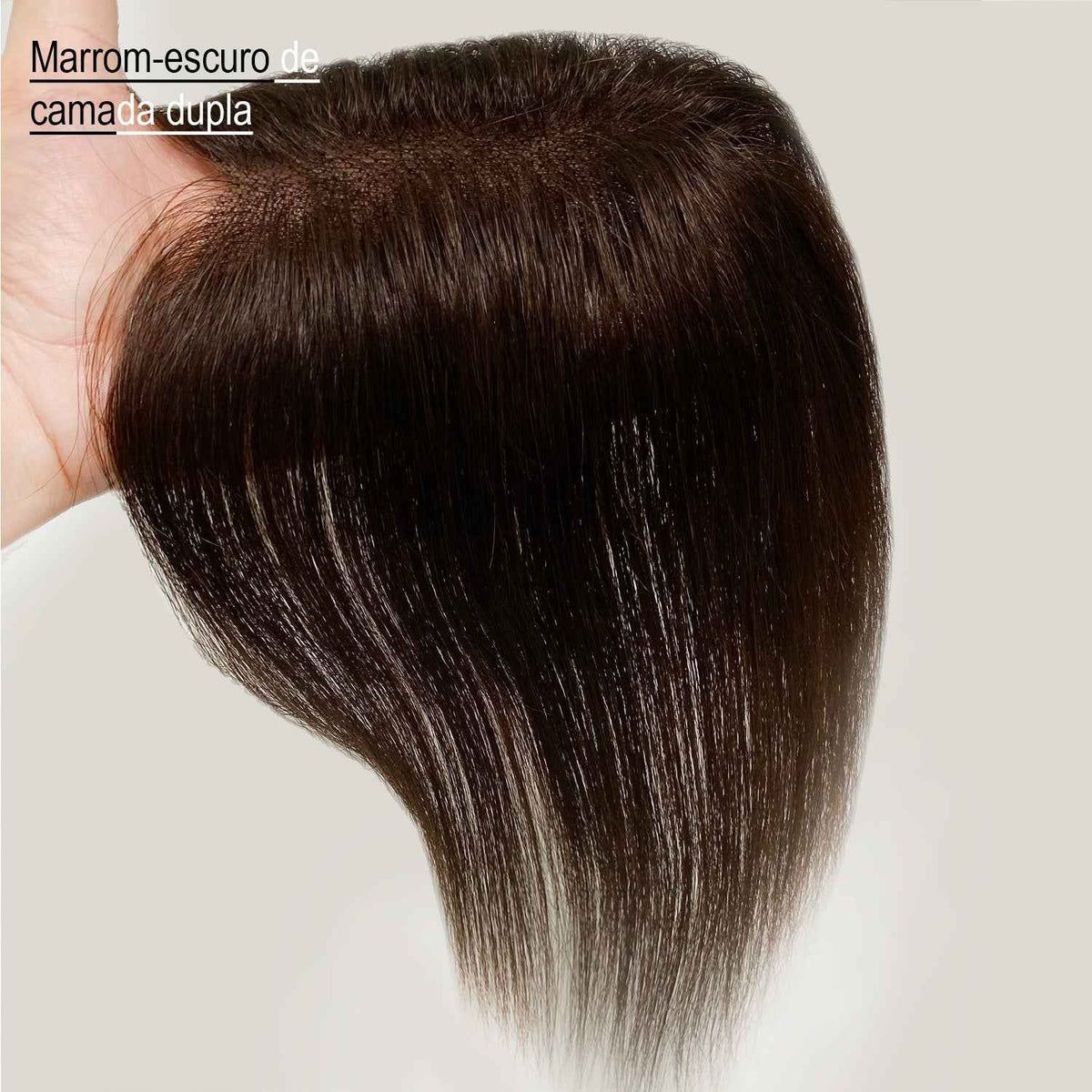 OCEAN Topper de Cabelo 100% Humano Para Mulheres-1 Feixe