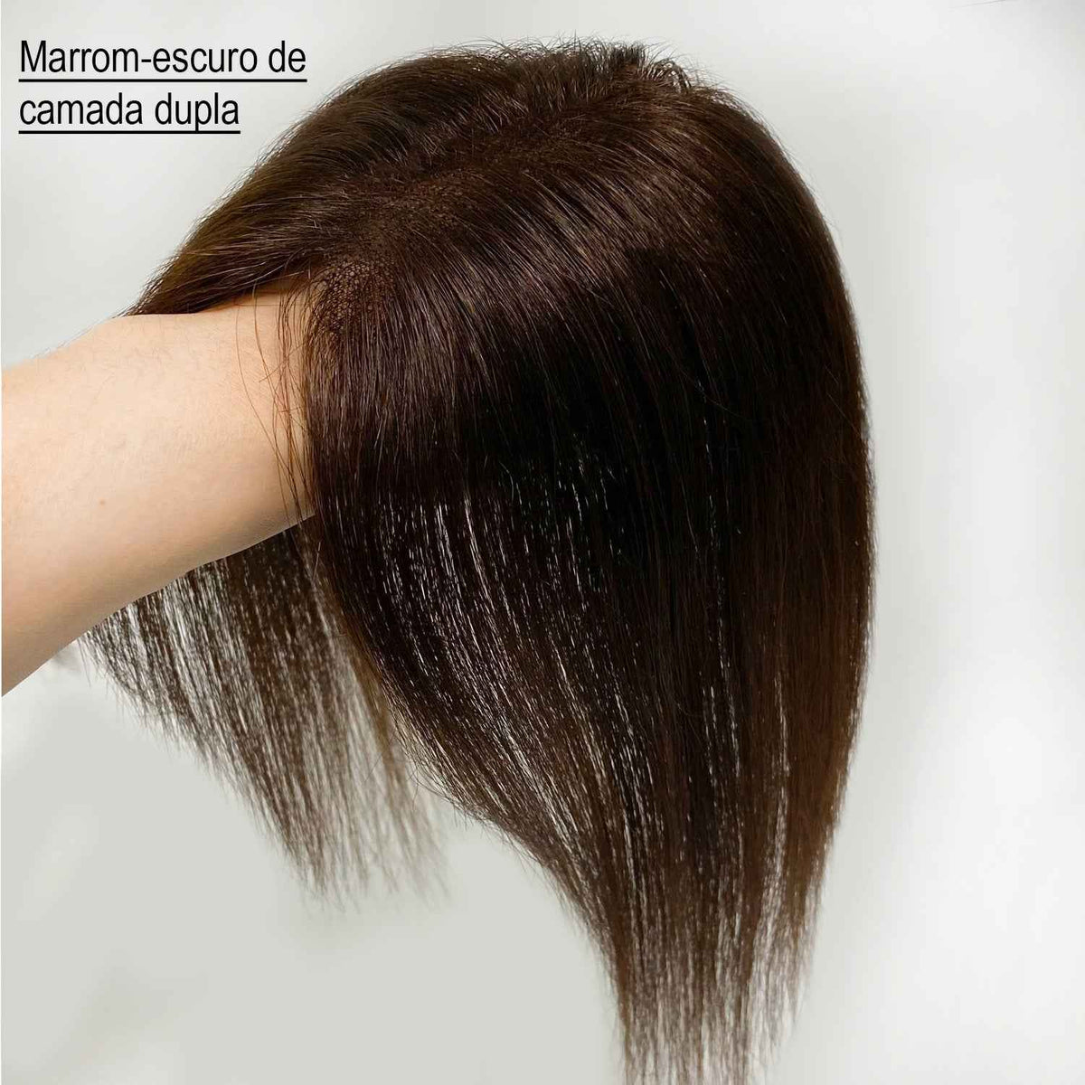 OCEAN Topper de Cabelo 100% Humano Para Mulheres-1 Feixe